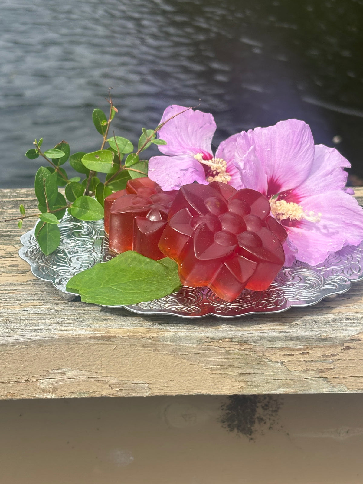 Turmeric Honey Flower Soap Bar