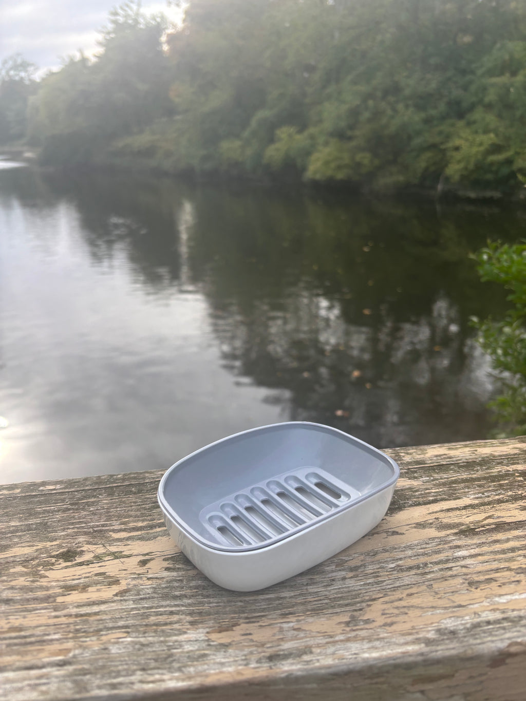 Mist Gray Harvest Soap Tray